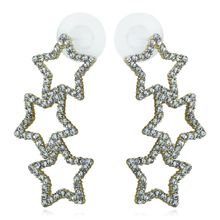 Серьги-гвоздики "Звезды" (арт. 81502-7)