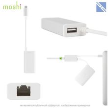 Разветвитель портов Moshi USB-C на Ethernet Gigabit  99MO084203