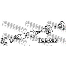 Подшипник Опоры Карданного Вала Febest арт. TCB003