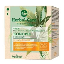 Питательный выравнивающий крем Конопля с витамином С Farmona Herbal Care 50мл