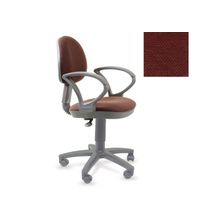 Бюрократ (BURO) Кресло офисное Ch-G318AXN бордовое 10-361 серый пластик
