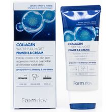 Farm Stay Collagen Water Full Moist Primer BB Cream SPF50 PA+++ Увлажняющий ББ-крем с коллагеном
