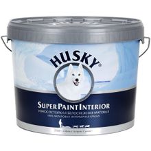 Хаски Super Paint Interior 9 л бесцветная