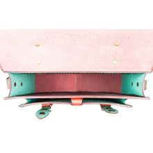 Портфель Сатчел красно-зеленый