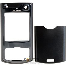 Корпус Class A-A-A Nokia N80 черный без средней части