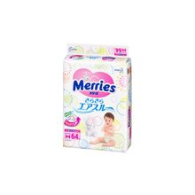 Подгузники Merries S 82 (4 - 8 кг)