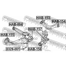 Болт С Эксцентриком Honda Civic Fd 4d 2006-2012 Febest арт. 0329001