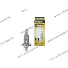 Лампа галоген 12V Н1 55W P14.5s Philips Vision +30% яркости 12258PR