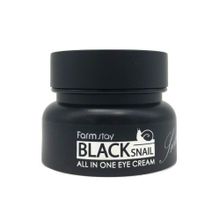 Крем для глаз с муцином черной улитки FarmStay Black Snail All in One Eye Cream 50мл