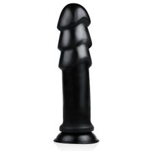 EDC Wholesale Черный фаллоимитатор MadBull Muzzl - 28,9 см. (черный)
