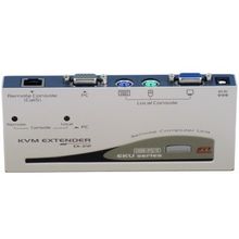 Удлинитель kvm rextron 1 консоль d-sub(vga 1280х1024), 2хps 2, 1хrj-45, удаленный модуль d-sub(vga + usb   ps 2), 1хrj-45, дальность 150м, белый, в комплекте: 1 кабель 1,8м (cbm-180uh), 1хБП, инструкция (eng) (eku-211c)