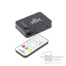 Cablexpert DSW-HDMI-52 Переключатель HDMI электронный, EnerGenie HD19Fx5 19F, 5 устройств -> 1 монитор ТВ, пульт ДУ