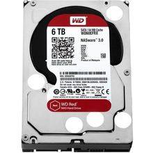 Жесткий диск 6TB WD Red (WD60EFRX) {Serial ATA III, 5400- rpm, 64Mb, 3.5"}