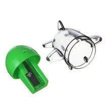 Точилка для карандашей с контейнером в форме самолетика, 5,5x5,5см, пластик, 4 цвета 4 цвета