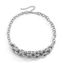 Колье-цепь под серебро (арт. 83397-9)