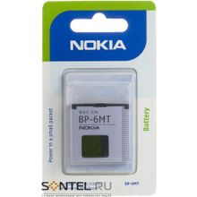 Аккумулятор оригинальный Nokia BP-6MT для N81 N82 E51