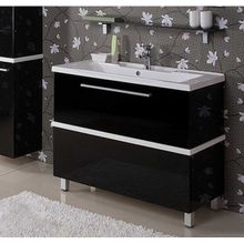 Тумба Акватон Турин 100 с белой панелью