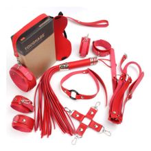 Красный набор БДСМ-девайсов Bandage Kits (167051)