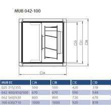 Systemair MUB-CAV VAV 100 630EC