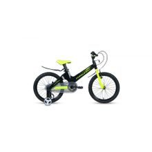 Детский велосипед FORWARD Cosmo 16 2.0 черный зеленый (2021)