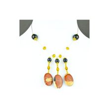 Бусики-Колечки Авторские бусы Яшма, хрусталь "Сказочное" арт.ВАС-2356