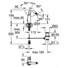 Смеситель Grohe Atrio 32108001 для биде