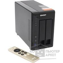 Qnap TS-251+-2G Сетевое хранилище 2xHDD 2,5" и 3,5", Intel Celeron J1900 2.42GHz, 2GB up to 8GB, HDMI-port. 4xUSB, 2xGb LAN