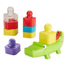 Fisher Price (MATTEL) Mattel Fisher-Price DRG34 Игрушка-пирамидка "Веселый крокодил" DRG34