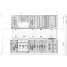 Кухня БЕЛАРУСЬ-7.1 модульная. 2600мм