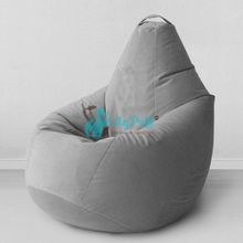 MyPuff кресло мешок Груша Сталь, размер Стандарт, мебельная ткань: b_460