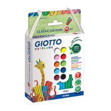 Пластилин GIOTTO 512900 PATPLUME 10 цв х 20 гр