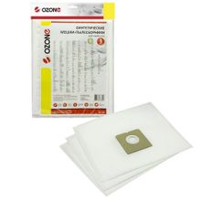 SE-26 Мешки-пылесборники Ozone синтетические для пылесоса, 3 шт