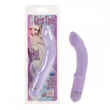 California Exotic Novelties Сиреневый гнущийся вибратор First Timе Flexi Rider - 20 см.