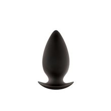 NS Novelties Чёрная анальная пробка большого размера Renegade Spades для ношения - 11,1 см. (черный)