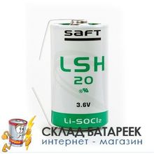 Батарейка Saft  LSH 20 CNR D с лепестковыми выводами