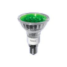 NAKAI Лампа светодиодная R50 220V LED18 green E14