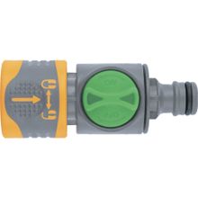 Соединитель штуцерный с переключателем PALISAD LUXE