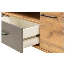 Олмеко Гостиная Доната 1 Дуб Вотан Диамант серый