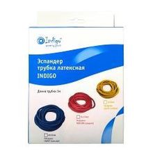 Эспандер INDIGO трубка латексная 3м, нагрузка HEAVY, диаметр 12 мм