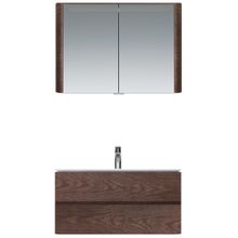 Am.Pm Мебель для ванной Sensation 100 табачный дуб, текстурированная