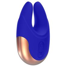 Синий клиторальный стимулятор Lavish - 8,9 см. Синий