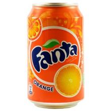 Безалкогольный напиток Фанта апельсин, 0.330 л., железная банка, 24