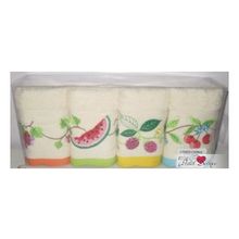 Conegos Полотенце Fruits Ecru (50х50 см - 4 шт)