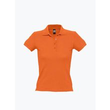 Поло женское 210, оранжевый - M