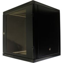 NT WALLBOX 12-65 B Шкаф 19" настенный, чёрный 12U 600x520, дверь стекло-металл