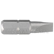 Вставка (бита) торцевая 1 4", Slotted, 6х1.0 мм, L = 25 мм KING TONY 102506S1