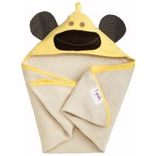 3 Sprouts Детское полотенце с капюшоном 3 Sprouts Жёлтая обезьянка (Yellow Monkey SPR105). Арт. 28629 28629