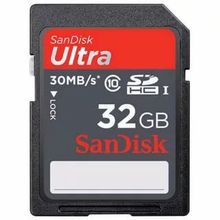 Карта памяти SanDisk Ultra SDHC Class 10 UHS-I 30MB s 32GB