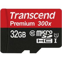 Карта памяти micro SDHC 32Gb Transcend Class10 TS32GUSDCU1