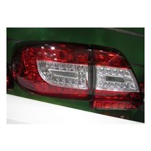 Toyota Corolla New 2011- фонари задние к-т светодиодные Red-Clear Led 